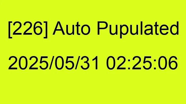 [226] Auto 2025/05/31 02:25:06