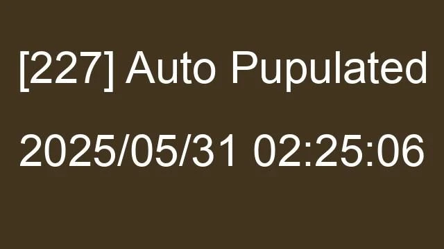 [227] Auto 2025/05/31 02:25:06