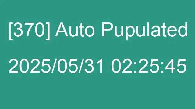 [370] Auto 2025/05/31 02:25:45