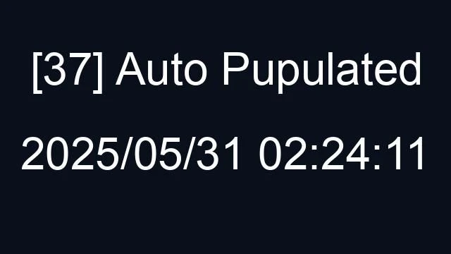 [37] Auto 2025/05/31 02:24:11